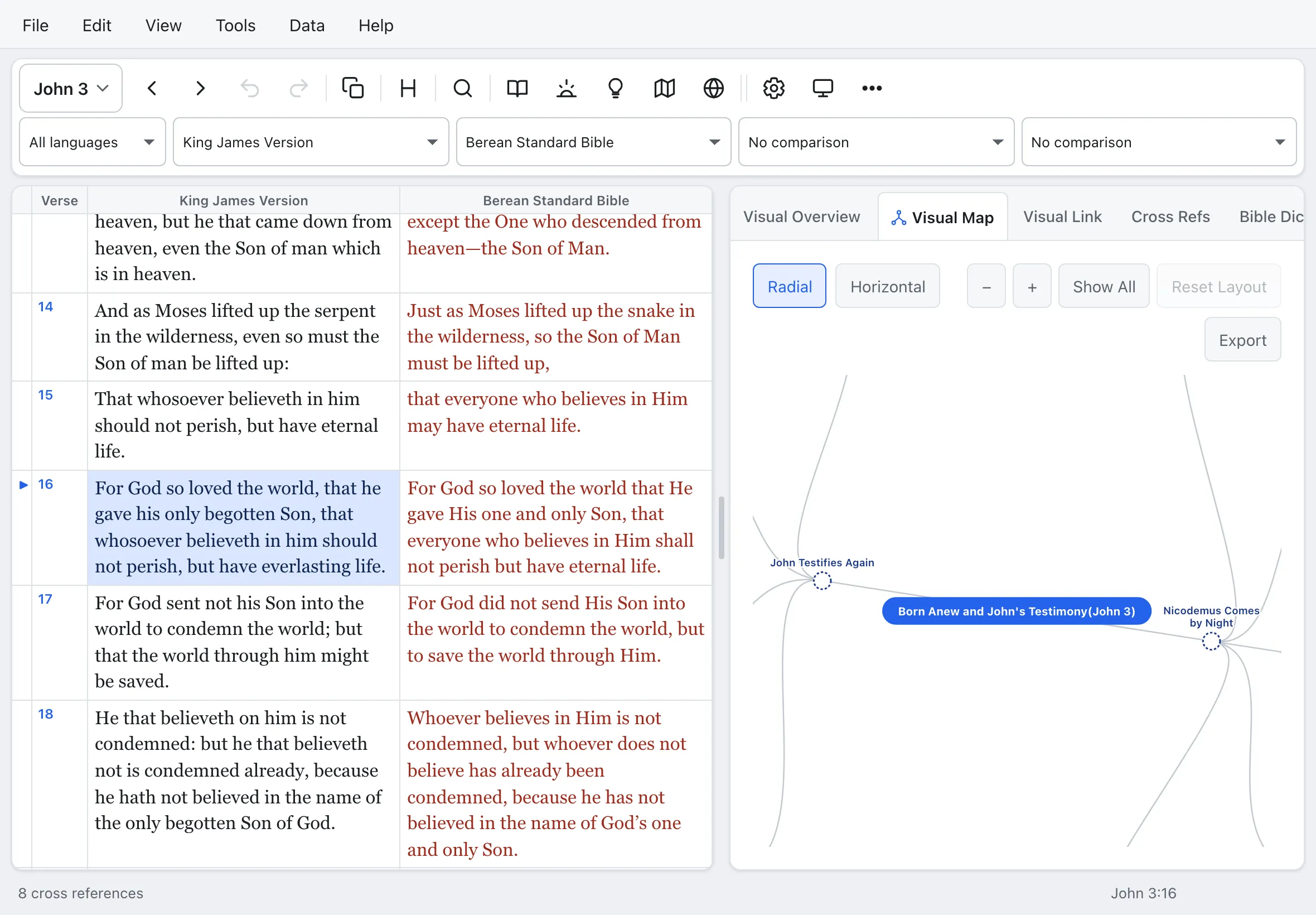 Tablet · Visual Map of John 3